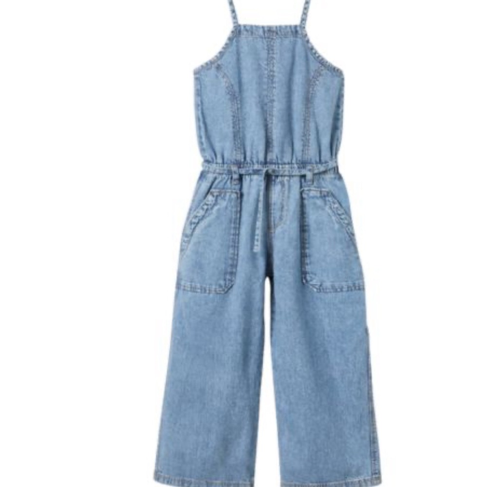 Zara Kids Blue Denim One Piece
